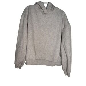 The Blank Lab Heather Grey Pullover Hoodie Sweatshirt AAB109_HTG Mens Large